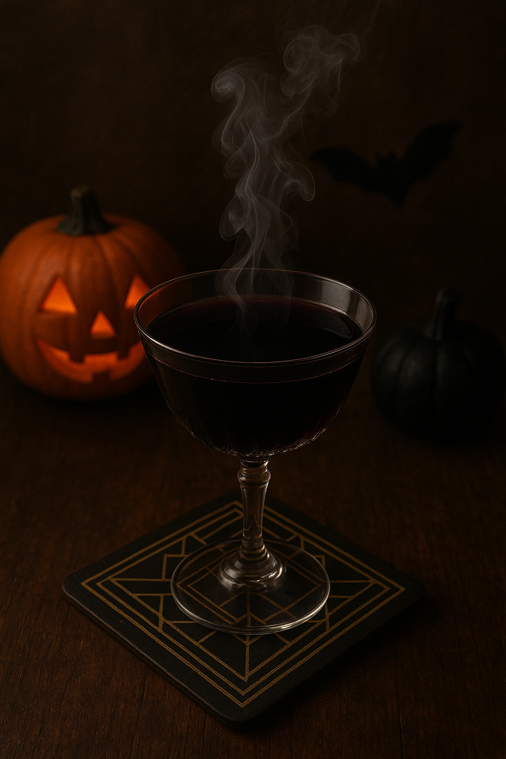 Potion de Minuit sur Comptoir Rustique Art Déco